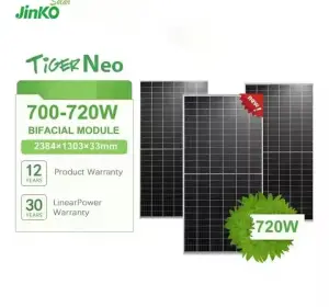 Jinko Tiger Pro Bifacial Solar Panel 720W